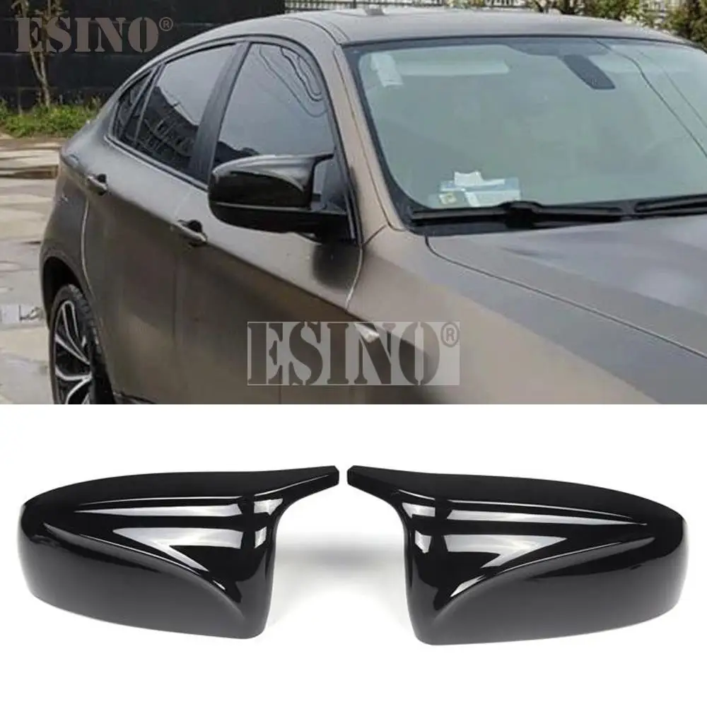 2 x ABS Bright Black Oxhorn Style Rearview Side Mirror Replacement Covers Cases For BMW E70 E71 X5 X6 2008 - 2013
2 x ABS Bright Black Oxhorn Style Rearview Side Mirror Replacement Covers Cases For BMW E70 E71 X5 X6 2008 - 2013