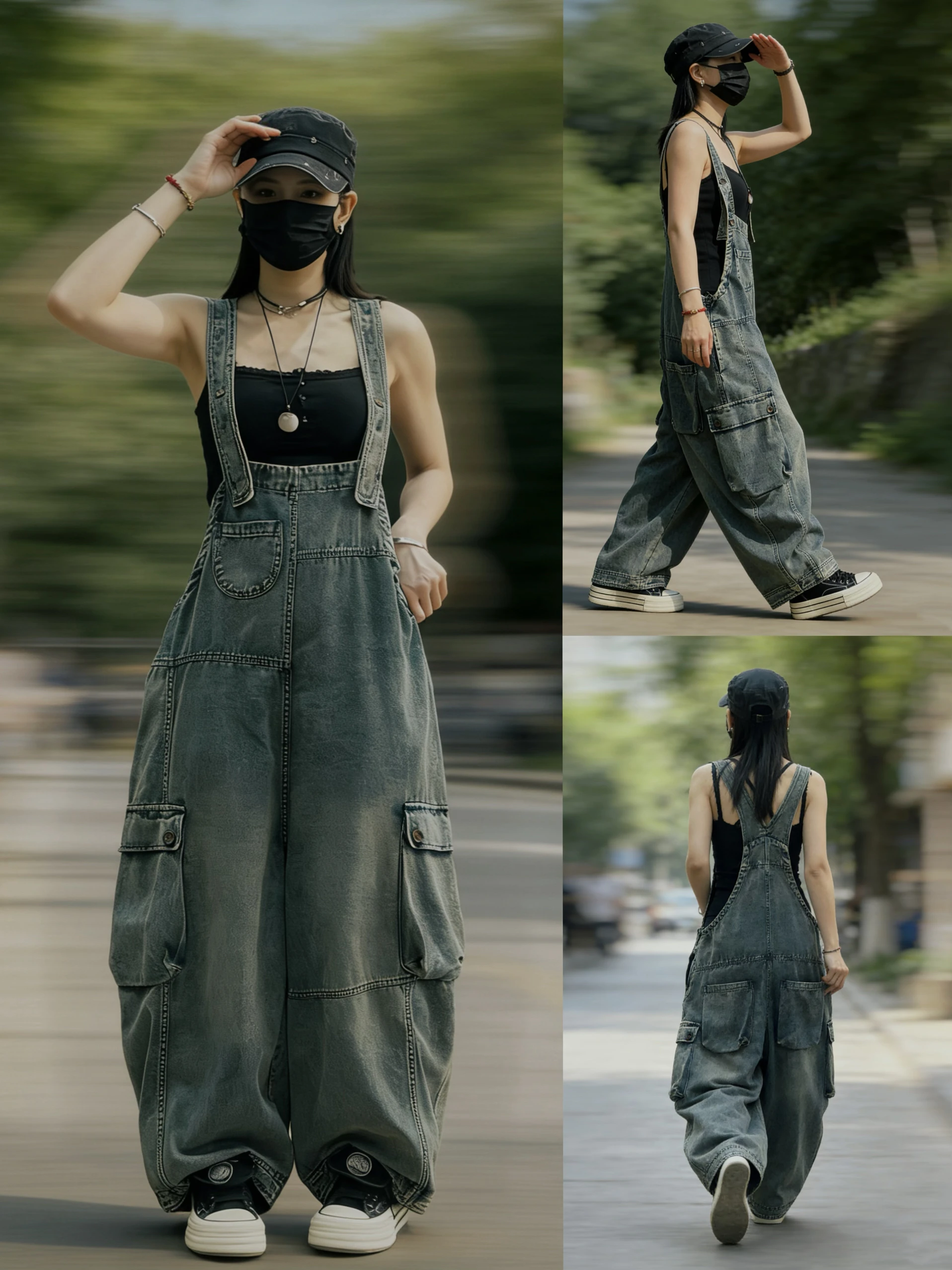 Original Vintage Distressed Denim Overalls Women's Loose Casual Personality Workwear Wide Leg Pants Spring Summer New Arrival
Original Vintage Distressed Denim Overalls Women's Loose Casual Personality Workwear Wide Leg Pants Spring Summer New Arrival