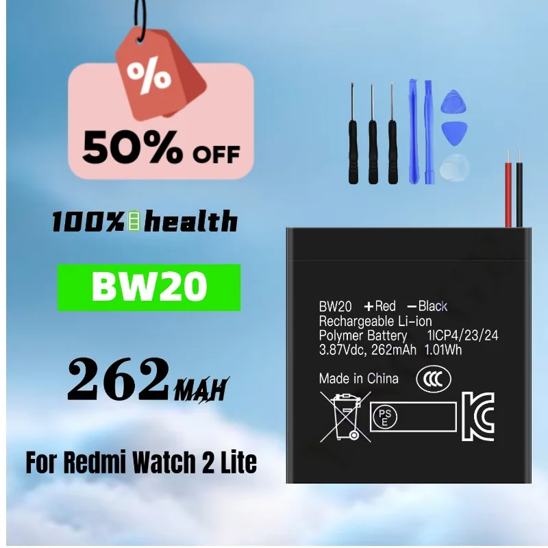 For Xiaomi BW20 New Watch High Quality Battery for Redmi Watch 2 Lite Rechargeable Lithium Battery Long-lasting Battery Life
For Xiaomi BW20 New Watch High Quality Battery for Redmi Watch 2 Lite Rechargeable Lithium Battery Long-lasting Battery Life