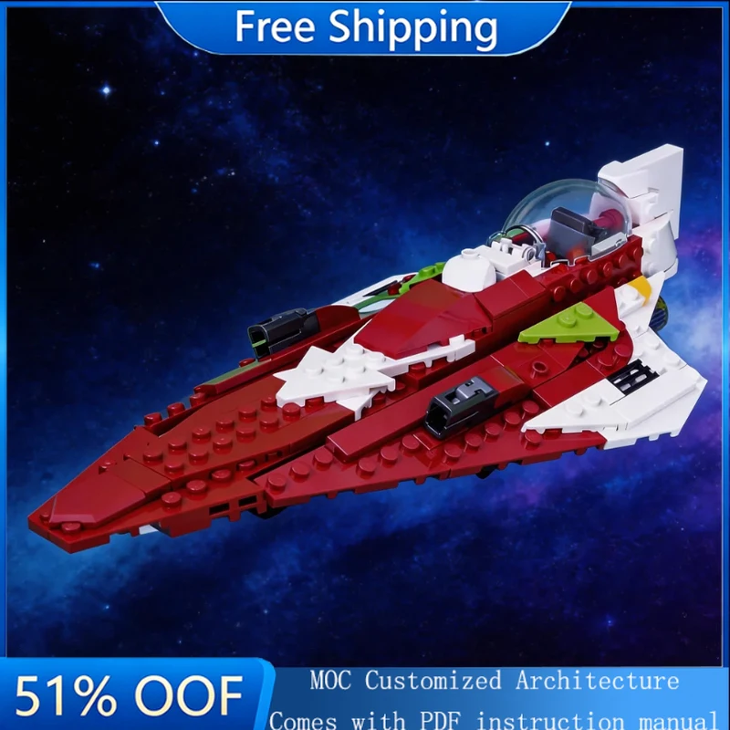 New 282 PCS MOC Star Battle Modified starfighter Suit Model Building Blocks Bricks Creative Assembly Birthday Gift For Children
New 282 PCS MOC Star Battle Modified starfighter Suit Model Building Blocks Bricks Creative Assembly Birthday Gift For Children