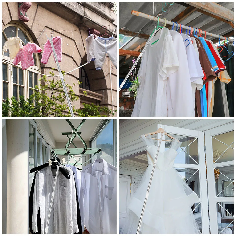 2Pcs Telescoping Reach Stick Reliable Splicable Clothes Rod for Convenient Clothes Hanging and Drying Adjustable Clothesline Rod
2Pcs Telescoping Reach Stick Reliable Splicable Clothes Rod for Convenient Clothes Hanging and Drying Adjustable Clothesline Rod
