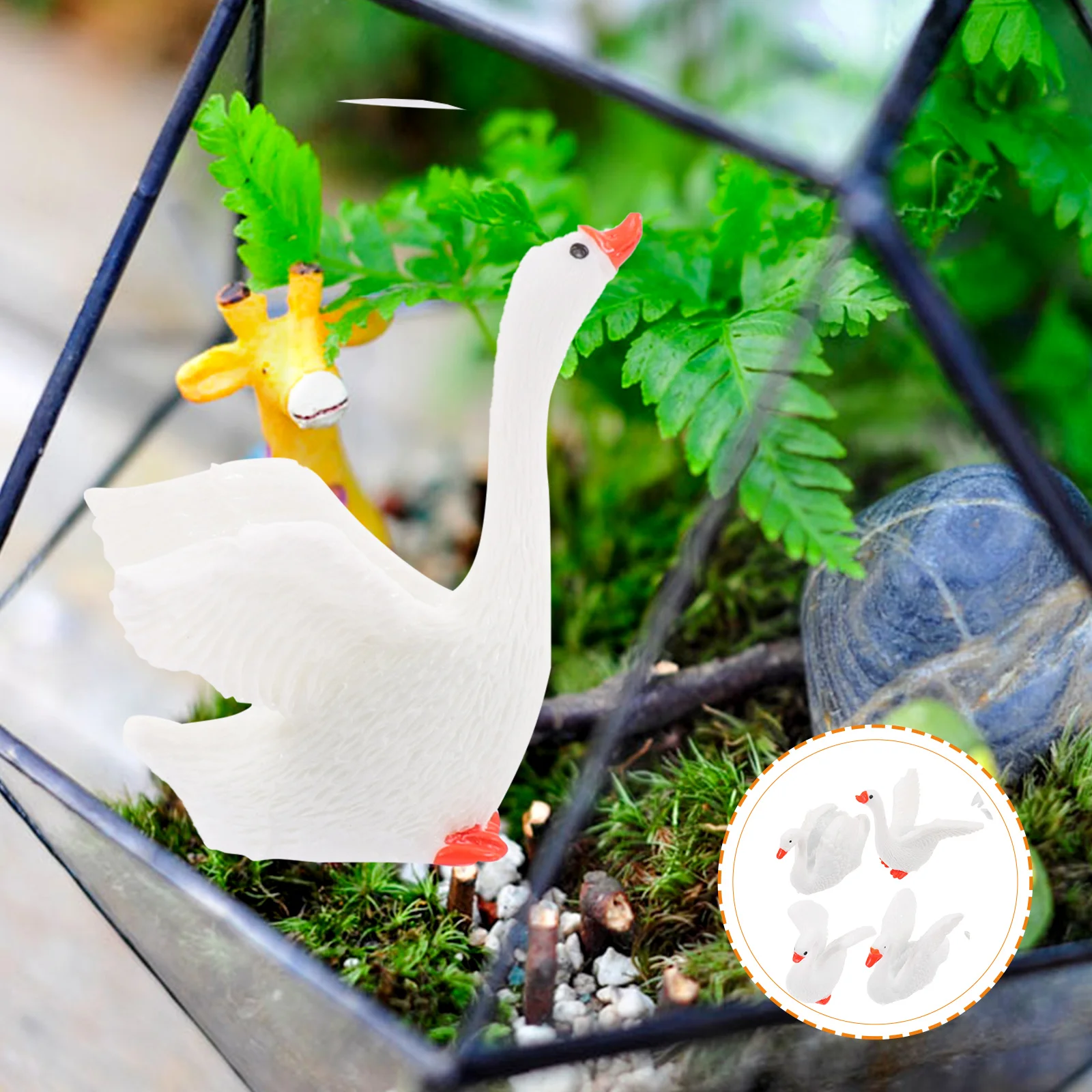 8pcs Swan Ornaments Realistic Micro Landscape Decoration Resin Mini Figurines for Desktop Bonsai Garden Statue
8pcs Swan Ornaments Realistic Micro Landscape Decoration Resin Mini Figurines for Desktop Bonsai Garden Statue