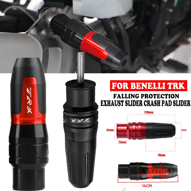FOR Benelli TRK502 TRK502X TRK 702 251 800 502X Motorcycle Accessoires CNC Falling Protection Exhaust Slider Crash Pad Slider
FOR Benelli TRK502 TRK502X TRK 702 251 800 502X Motorcycle Accessoires CNC Falling Protection Exhaust Slider Crash Pad Slider