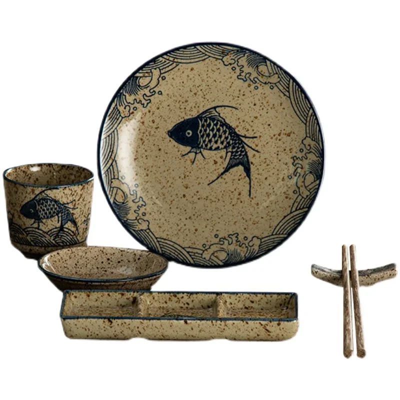 Ceramic Table Creative Japanese Cuisine Barbecue Hotel Tableware Hot Pot Skewers Barbecue Plate Dishes Set Tableware Supplies
Ceramic Table Creative Japanese Cuisine Barbecue Hotel Tableware Hot Pot Skewers Barbecue Plate Dishes Set Tableware Supplies