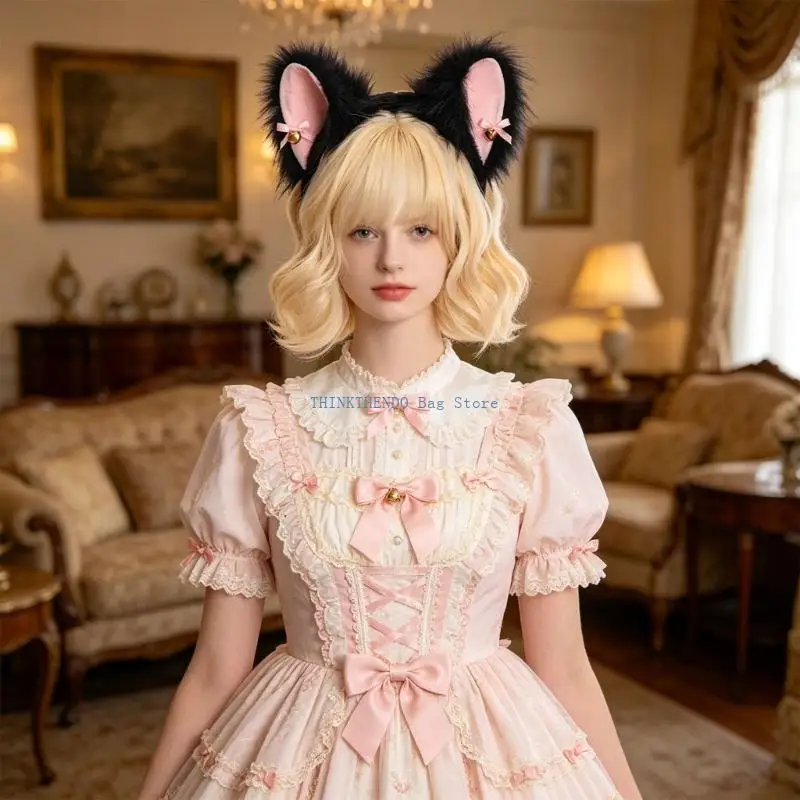 340D Lovely Faux Plush Puss Ear Headband Great For Parties Theatrical Performances
340D Lovely Faux Plush Puss Ear Headband Great For Parties Theatrical Performances
