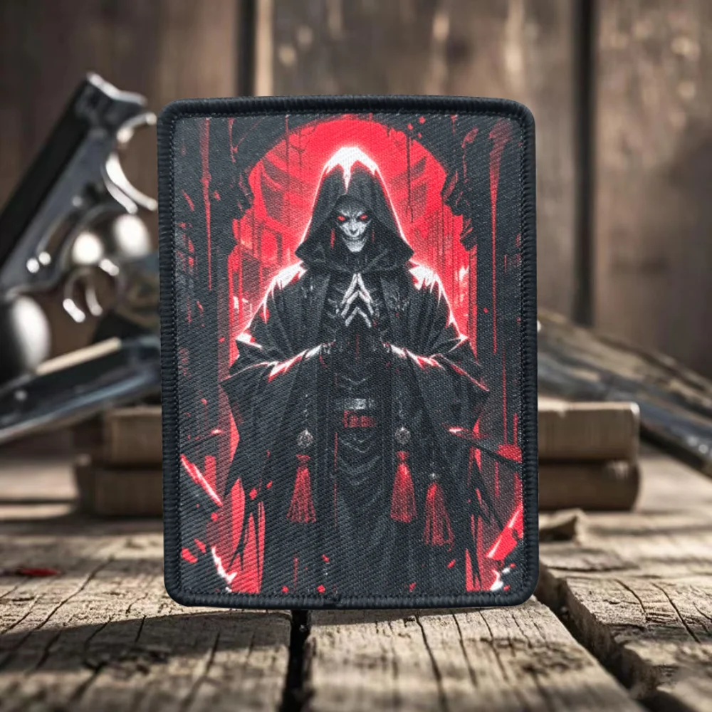 Skeleton Mage Morale Tactical Patch Printed Hook&Loop Emblem Military Badge Combat Armband Backpack Stickers
Skeleton Mage Morale Tactical Patch Printed Hook&Loop Emblem Military Badge Combat Armband Backpack Stickers