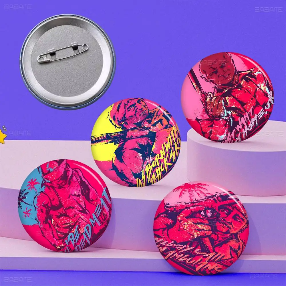 Hotline Miami Tapestry Art Printing Japanese 58mm Handmade Brooch Cartoon Cosplay Badge On Backpack Jewelry Accessories Gifts
Hotline Miami Tapestry Art Printing Japanese 58mm Handmade Brooch Cartoon Cosplay Badge On Backpack Jewelry Accessories Gifts