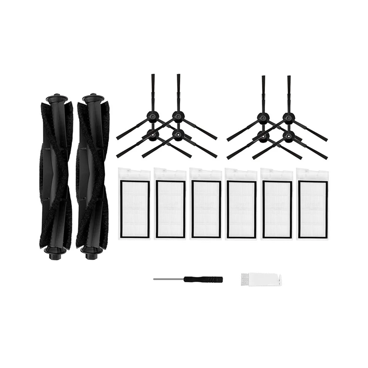 For EVE PLUS Accessories Robot Vacuum Cleaner HEPA Filter Main Side Brush Replacement Parts Kit
For EVE PLUS Accessories Robot Vacuum Cleaner HEPA Filter Main Side Brush Replacement Parts Kit