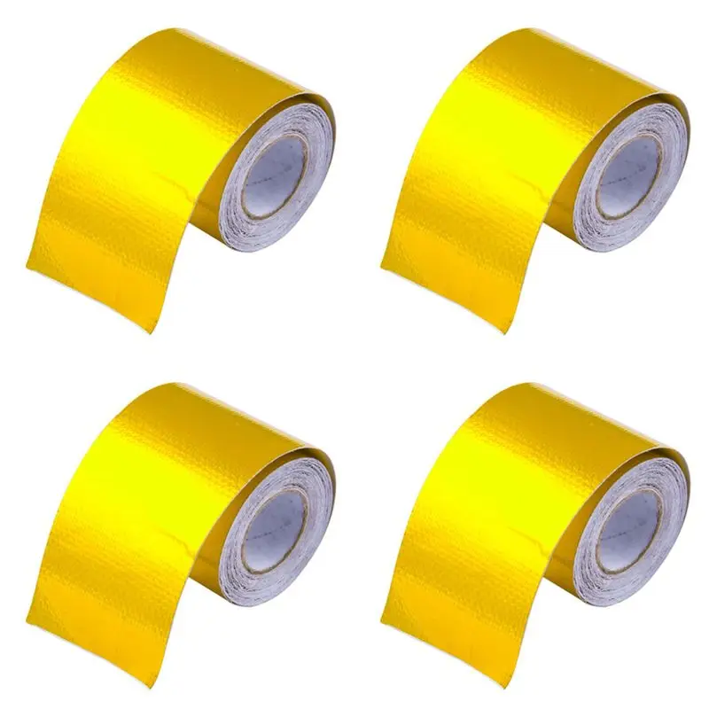 ABBY-4X Reflect A Gold Thermal Tape Air Intake Heat Insulation Shield Wrap Reflective Heat Barrier Self Adhesive Engine
ABBY-4X Reflect A Gold Thermal Tape Air Intake Heat Insulation Shield Wrap Reflective Heat Barrier Self Adhesive Engine