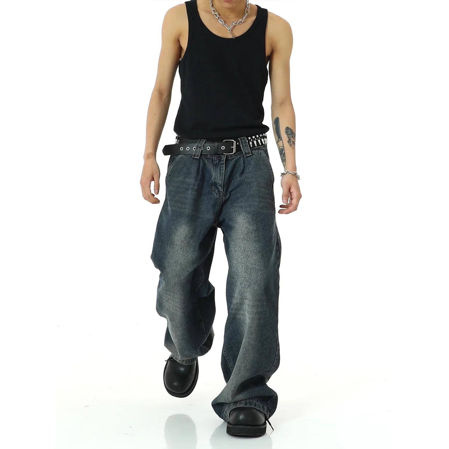 2023 Fashion Denim Pants Mens High Street Wide Leg Pants Streetwear American Style Loose Jeans Casual Trousers Men Male D100
2023 Fashion Denim Pants Mens High Street Wide Leg Pants Streetwear American Style Loose Jeans Casual Trousers Men Male D100