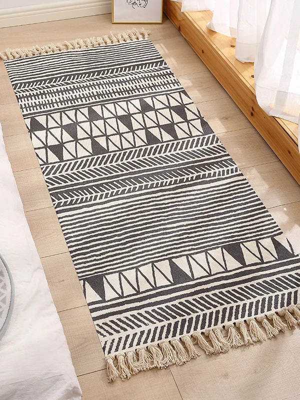 Korean Japanese Style Geometric Long Tassel Ethnic Carpet Bedroom Window Slipper Mat Rectangular Pad Home Decor Rug
Korean Japanese Style Geometric Long Tassel Ethnic Carpet Bedroom Window Slipper Mat Rectangular Pad Home Decor Rug