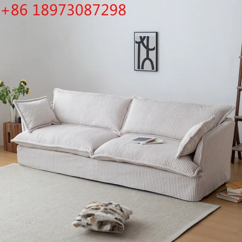 Скандинавский современный простой тканевый диван кремового цвета, вельветовый диван для нескольких человек
Скандинавский современный простой тканевый диван кремового цвета, вельветовый диван для нескольких человек