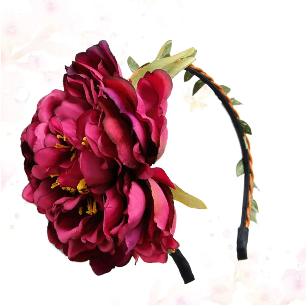 Artificial Flowers Hair Band Red Simulation Flower Headband for Women Wedding Bridal Bridesmaid Party Accessory Lifelike Cloth
Artificial Flowers Hair Band Red Simulation Flower Headband for Women Wedding Bridal Bridesmaid Party Accessory Lifelike Cloth