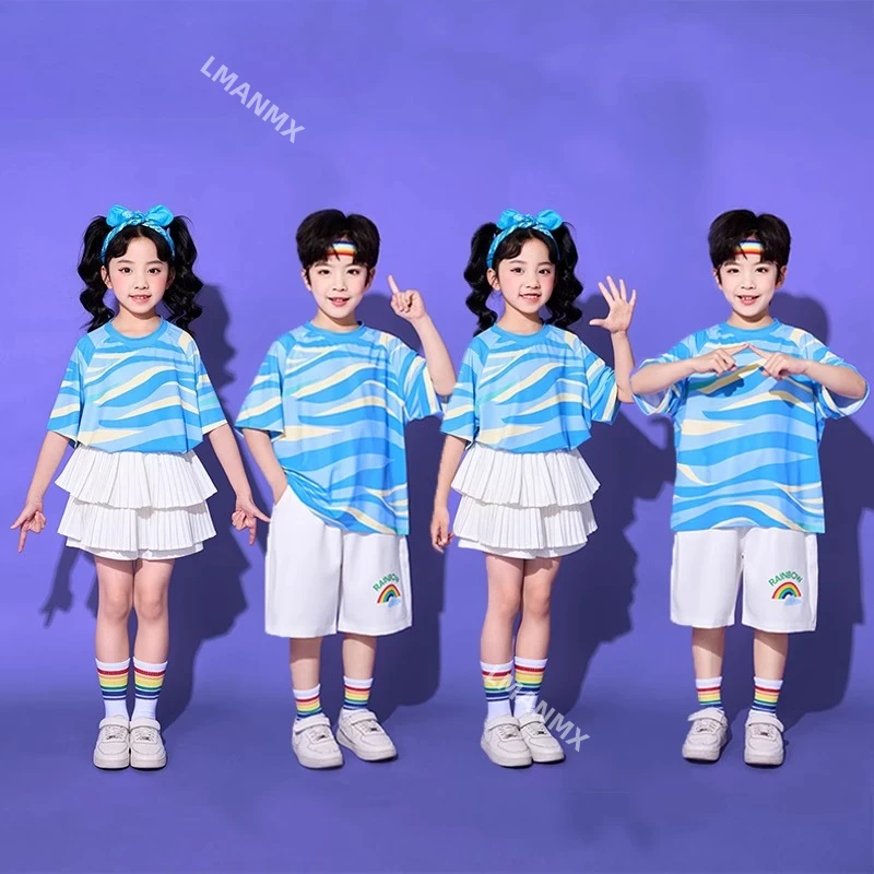 Children's Cheerleading Performance Dress Kindergarten Choral Performance Class Summer Dress
Children's Cheerleading Performance Dress Kindergarten Choral Performance Class Summer Dress