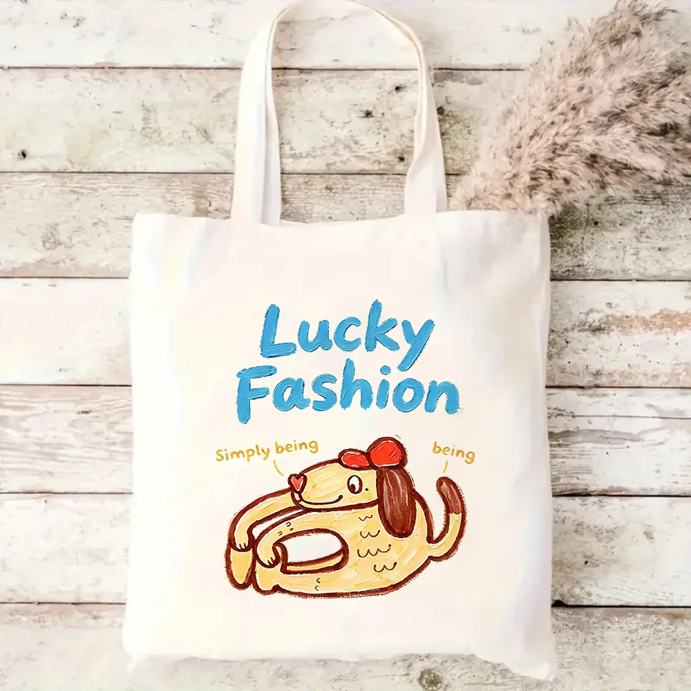 Lucky Fashion Bandana Dog Canvas Tote Bag Cute Pet Shoulder Bag
Lucky Fashion Bandana Dog Canvas Tote Bag Cute Pet Shoulder Bag