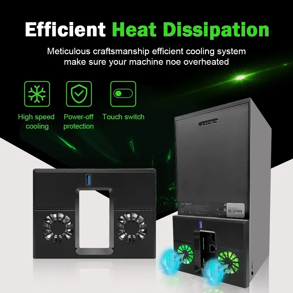 Rear Cooling Cooler Fan Replacement for XBOX Series X Host Side Mount Vertical Console Host Case Repair Parts
Rear Cooling Cooler Fan Replacement for XBOX Series X Host Side Mount Vertical Console Host Case Repair Parts