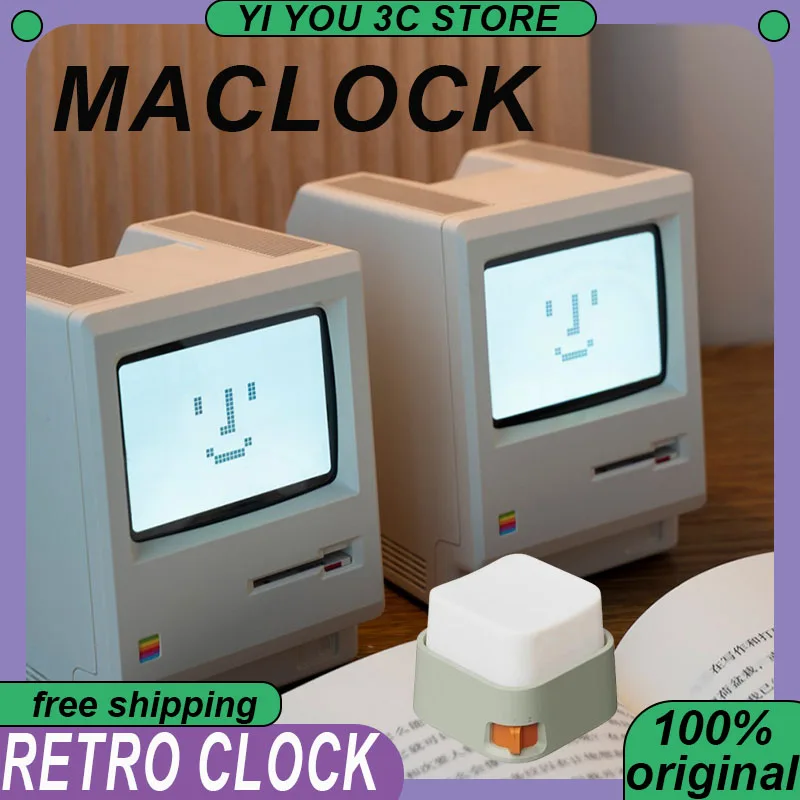 2025 New Retro Clock Maclock Creativity Alarm Clock Student specific Wake up Artifact Nostalgic Desktop Male Electronic Clock
2025 New Retro Clock Maclock Creativity Alarm Clock Student specific Wake up Artifact Nostalgic Desktop Male Electronic Clock