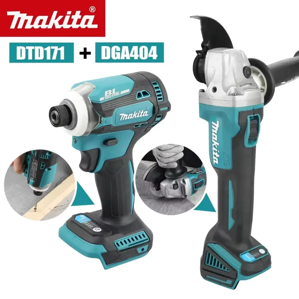 2026 Makita DTD171/DGA404 18V Brushless Cordless Impact Driver Rechargeable Screwdriver Drills Power Tools
2026 Makita DTD171/DGA404 18V Brushless Cordless Impact Driver Rechargeable Screwdriver Drills Power Tools