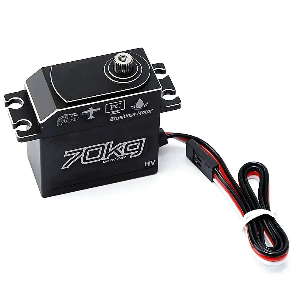 GX3370BLS 70KG Digital Servo IP67 Waterproof Steering Servo Brushless Motor Servo for 1/8 1/5 RC Car Crawler RC Boat Airplane
GX3370BLS 70KG Digital Servo IP67 Waterproof Steering Servo Brushless Motor Servo for 1/8 1/5 RC Car Crawler RC Boat Airplane