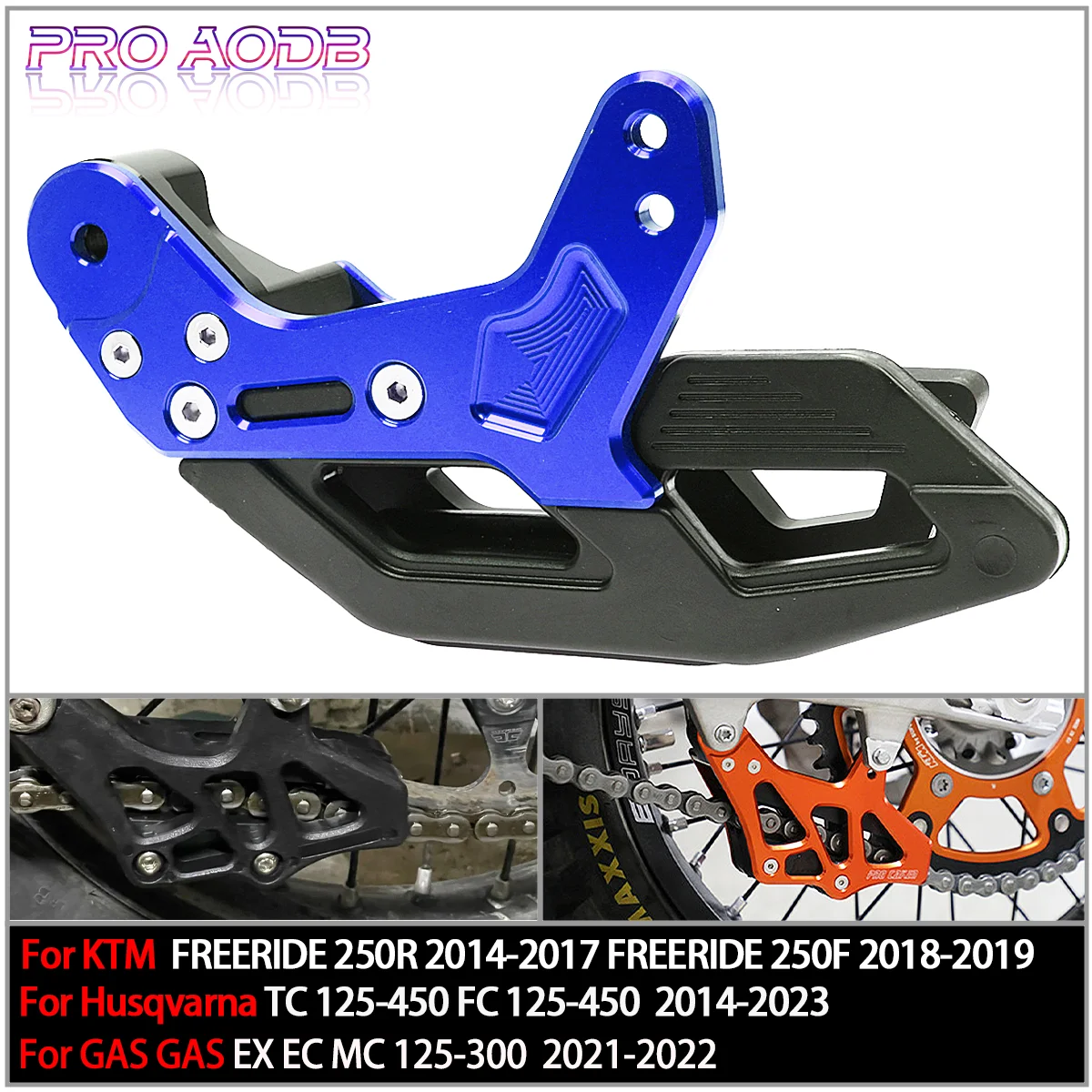 Motorcycle Chain Guide Guard Protection For KTM EXC EXCF SX SXF XCF XCFW Husqvarna TC TE FE 125-501 FREERIDE 250R 350 SMC ABS
Motorcycle Chain Guide Guard Protection For KTM EXC EXCF SX SXF XCF XCFW Husqvarna TC TE FE 125-501 FREERIDE 250R 350 SMC ABS