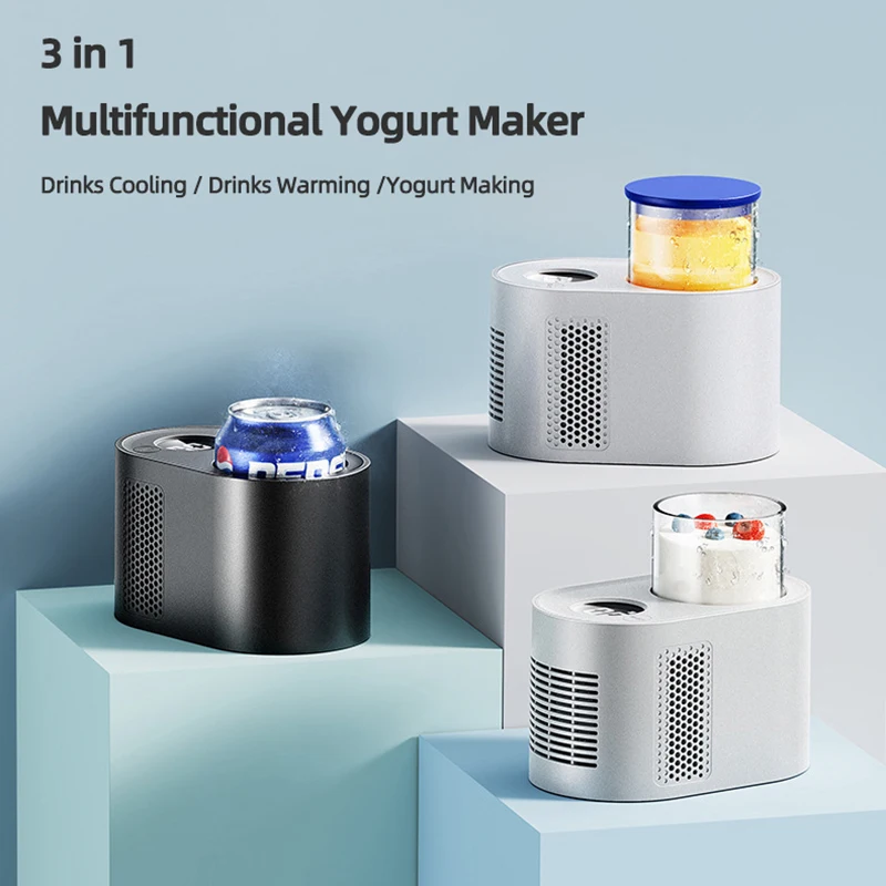 3 In 1 Smart Yogurt Maker Electric Heating Cooling Cup for Home Office Milk Coffee Cup Warmer Cooler Mini Desktop Fridge Cup
3 In 1 Smart Yogurt Maker Electric Heating Cooling Cup for Home Office Milk Coffee Cup Warmer Cooler Mini Desktop Fridge Cup
