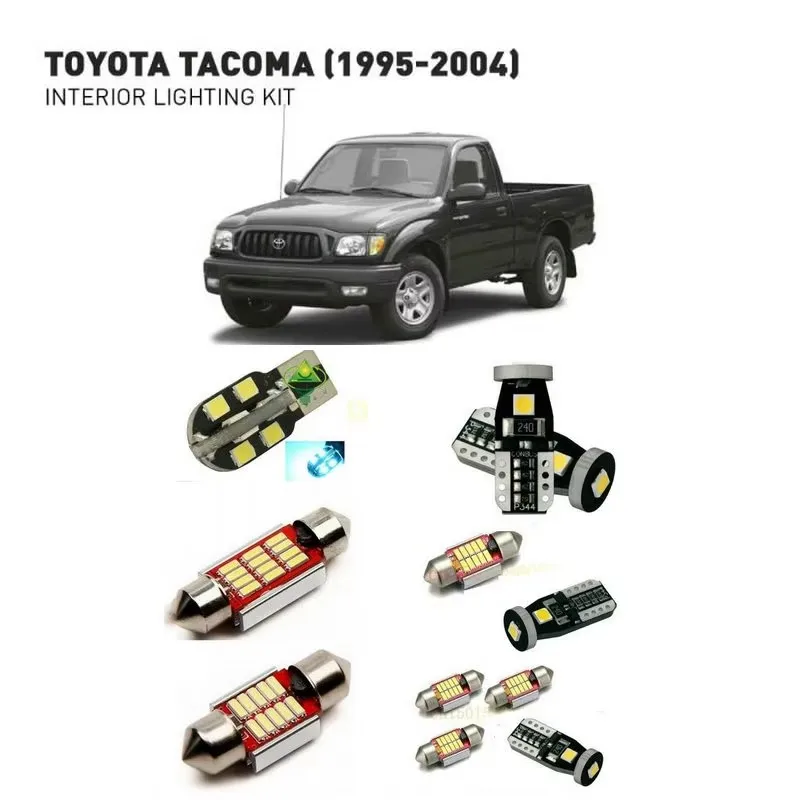 Для Toyota tacoma 1995-2004 10 шт. автомобильное светодиодное внутреннее освещение авто автомобильные лампы лампы для автомобилей без ошибок
Для Toyota tacoma 1995-2004 10 шт. автомобильное светодиодное внутреннее освещение авто автомобильные лампы лампы для автомобилей без ошибок