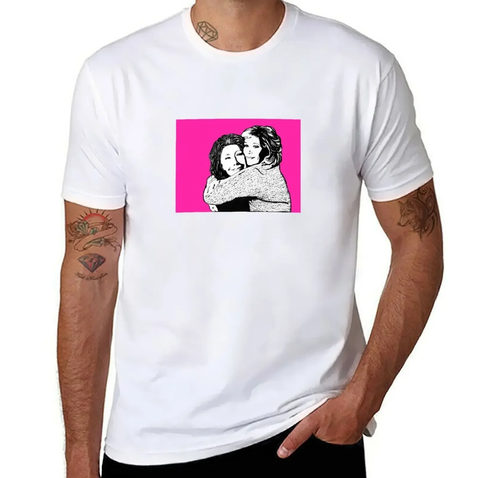 Grace and Frankie T-Shirt valentines boutique clothes cotton man t-shirts t shirt men
Grace and Frankie T-Shirt valentines boutique clothes cotton man t-shirts t shirt men