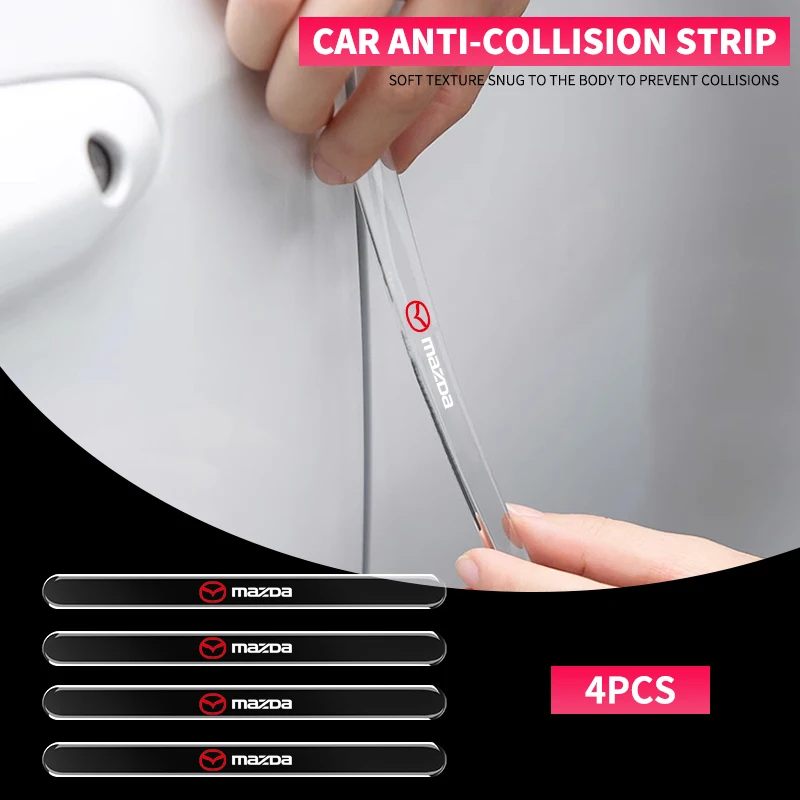 4Pcs Car Door Edge Transparent Anti Scratch Protection Strips For Mazda 3 5 6 323 626 CX-3 CX-4 CX-5 CX-7 CX-9 Axela 6 RX8 7 MX3
4Pcs Car Door Edge Transparent Anti Scratch Protection Strips For Mazda 3 5 6 323 626 CX-3 CX-4 CX-5 CX-7 CX-9 Axela 6 RX8 7 MX3