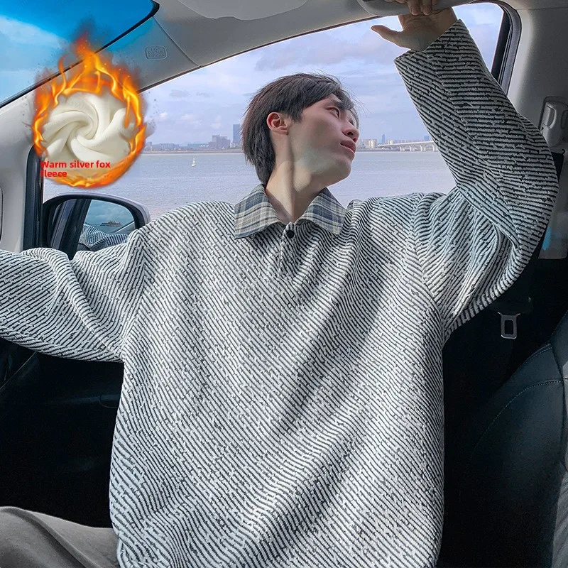 2025 Новый зимний сезон, кашемировая тяжелая мужская куртка из тканого вязаного воротника Генри, 420 г, большой размер
2025 Новый зимний сезон, кашемировая тяжелая мужская куртка из тканого вязаного воротника Генри, 420 г, большой размер