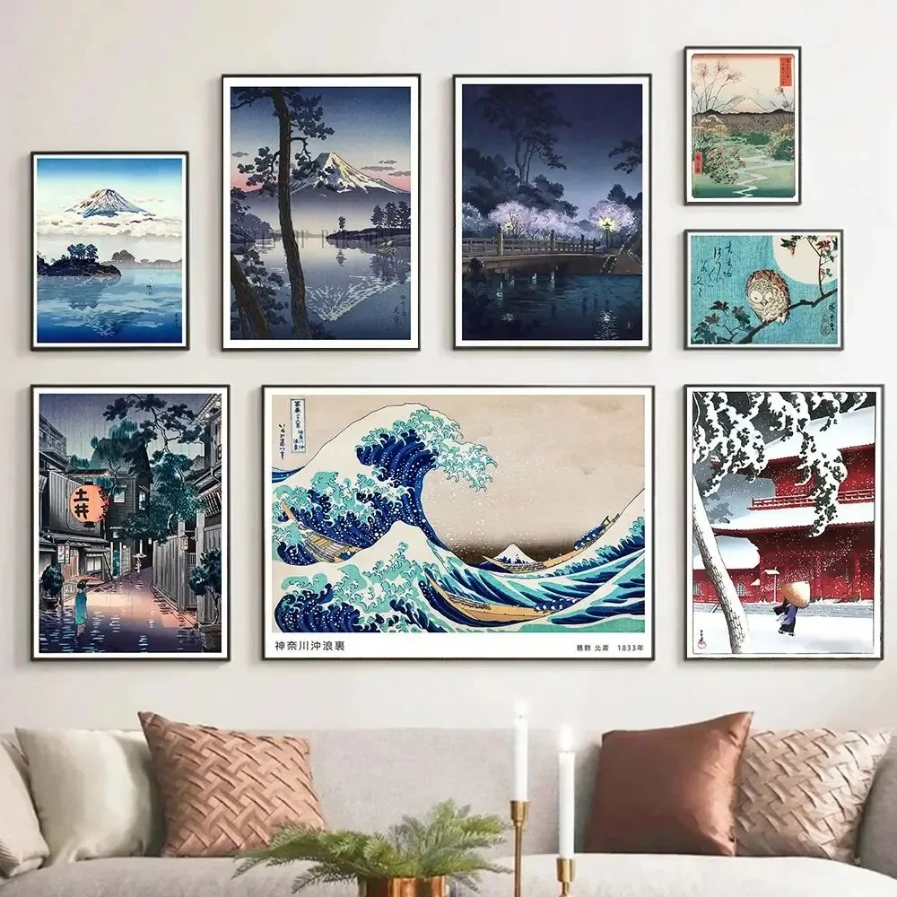 The Great Wave of Kanagawa Ukiyoe Japanese Art Canvas Painting Vintage Print Famous Wall Art Pictures for Living Room Home Decor
The Great Wave of Kanagawa Ukiyoe Japanese Art Canvas Painting Vintage Print Famous Wall Art Pictures for Living Room Home Decor
