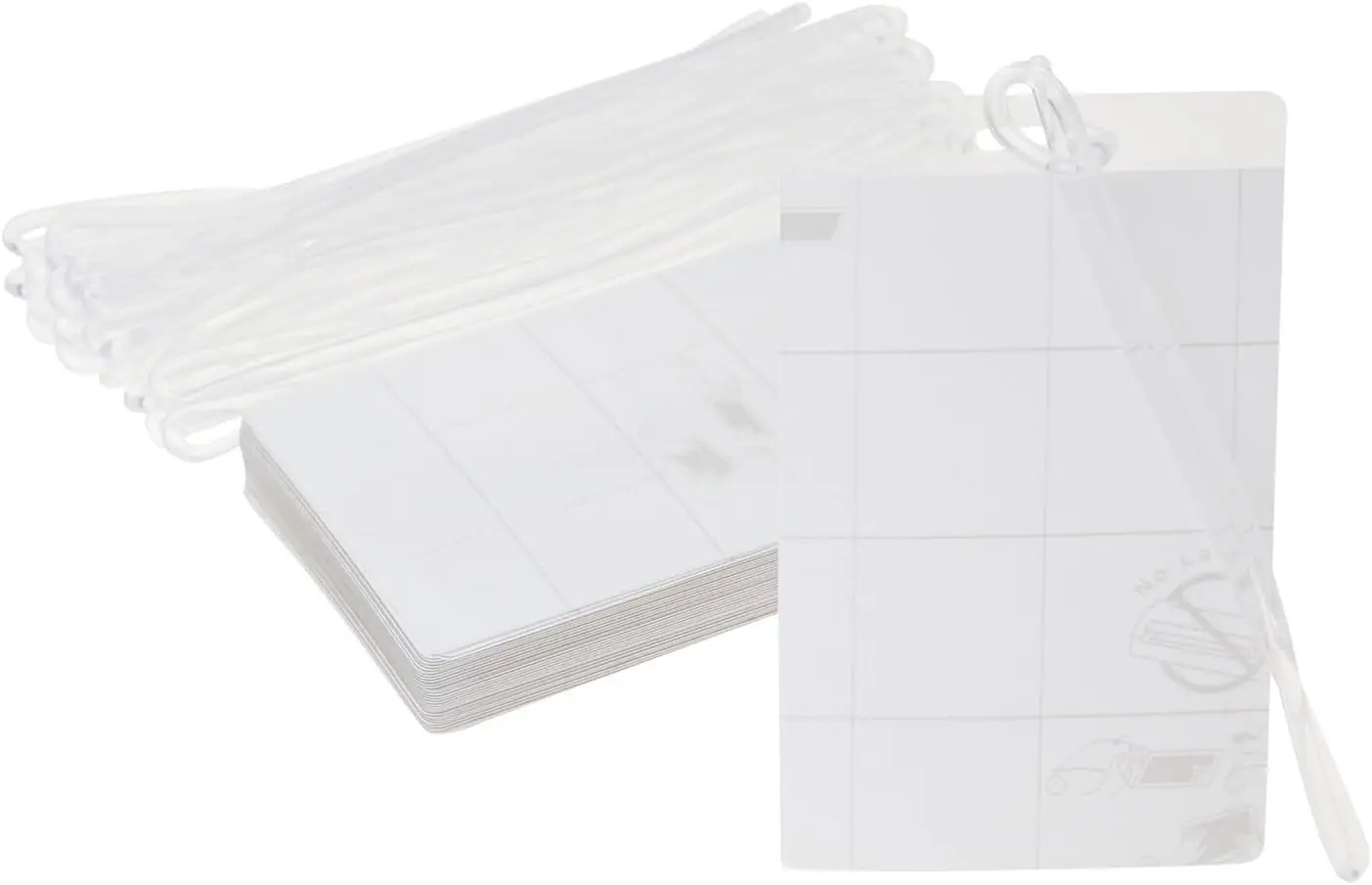 Self-Laminating Luggage Tags for Suitcases, 4.1x2.6 in Clear, Pack of 30 with EVA Loops & DIY Paper Inserts
Self-Laminating Luggage Tags for Suitcases, 4.1x2.6 in Clear, Pack of 30 with EVA Loops & DIY Paper Inserts