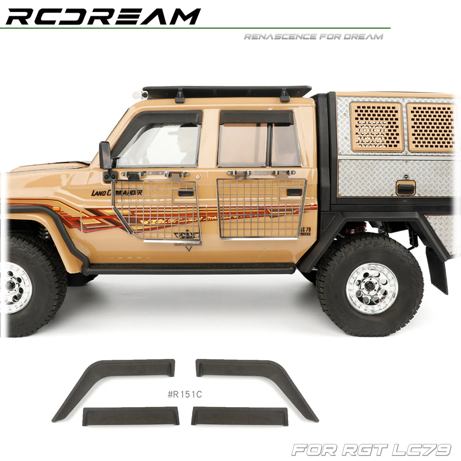 RCDream Wind Deflector Rain Guards Tail Light Window Protection Mesh Net Diamond Sheet Chequered Plate for RGT LC79 Upgrade Part
RCDream Wind Deflector Rain Guards Tail Light Window Protection Mesh Net Diamond Sheet Chequered Plate for RGT LC79 Upgrade Part