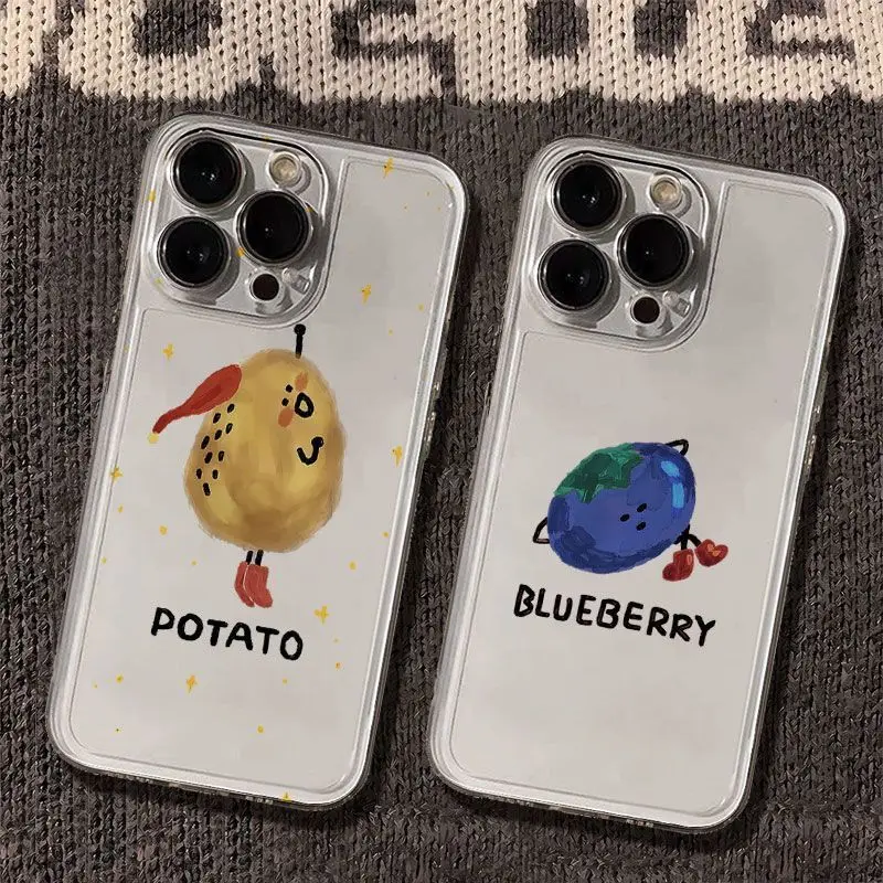 Funny Blueberry Potato Cats Couple Phone Case For iPhone 16 15 11 12 14 13 Pro Max Mini XS XSM XR 7 8 Plus SE4 16e Cover Funda
Funny Blueberry Potato Cats Couple Phone Case For iPhone 16 15 11 12 14 13 Pro Max Mini XS XSM XR 7 8 Plus SE4 16e Cover Funda