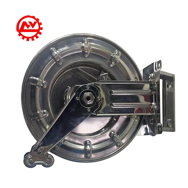 Wall Mount Spring Industrial Automatic Rewind Food Grade High Pressure Washer Stainless Steel Water Retractable Hose Reel
Wall Mount Spring Industrial Automatic Rewind Food Grade High Pressure Washer Stainless Steel Water Retractable Hose Reel