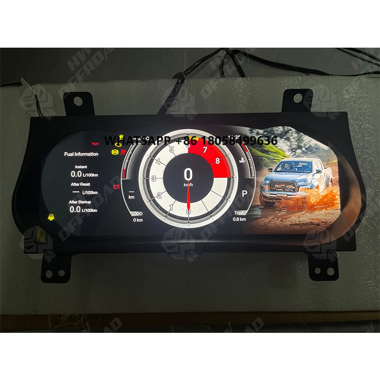 12.3" LCD Dashboard Speedometer for Toyta Hilux Fortuner 2015-2022 Auto Digital Cluster Cockpit Display
12.3" LCD Dashboard Speedometer for Toyta Hilux Fortuner 2015-2022 Auto Digital Cluster Cockpit Display