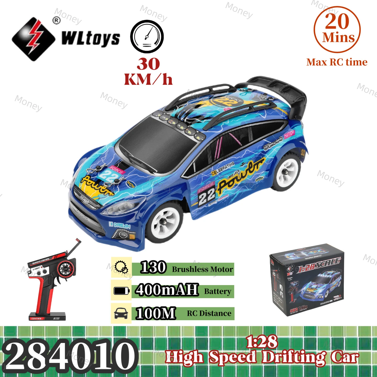 WLtoys 284010 Мини-гоночный автомобиль 1:28 4WD 30 км/ч 2,4G с дистанционным управлением и светодиодной подсветкой, внедорожные игрушки для дрифта
WLtoys 284010 Мини-гоночный автомобиль 1:28 4WD 30 км/ч 2,4G с дистанционным управлением и светодиодной подсветкой, внедорожные игрушки для дрифта