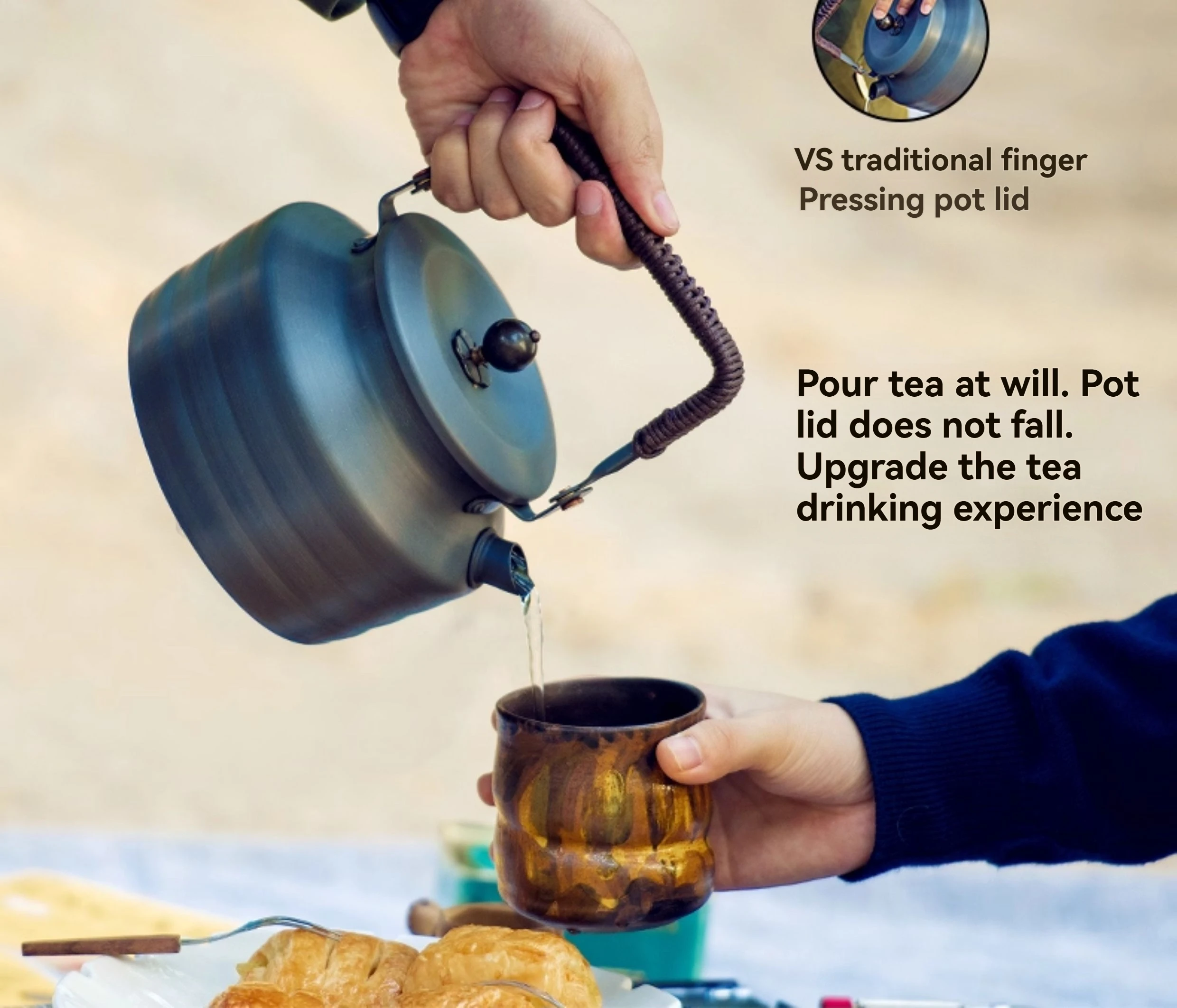 Портативный складной чайник Alocs 1.3L Xuntang для кунг-фу, походный чайник, бытовой чайник для заваривания чая
Портативный складной чайник Alocs 1.3L Xuntang для кунг-фу, походный чайник, бытовой чайник для заваривания чая