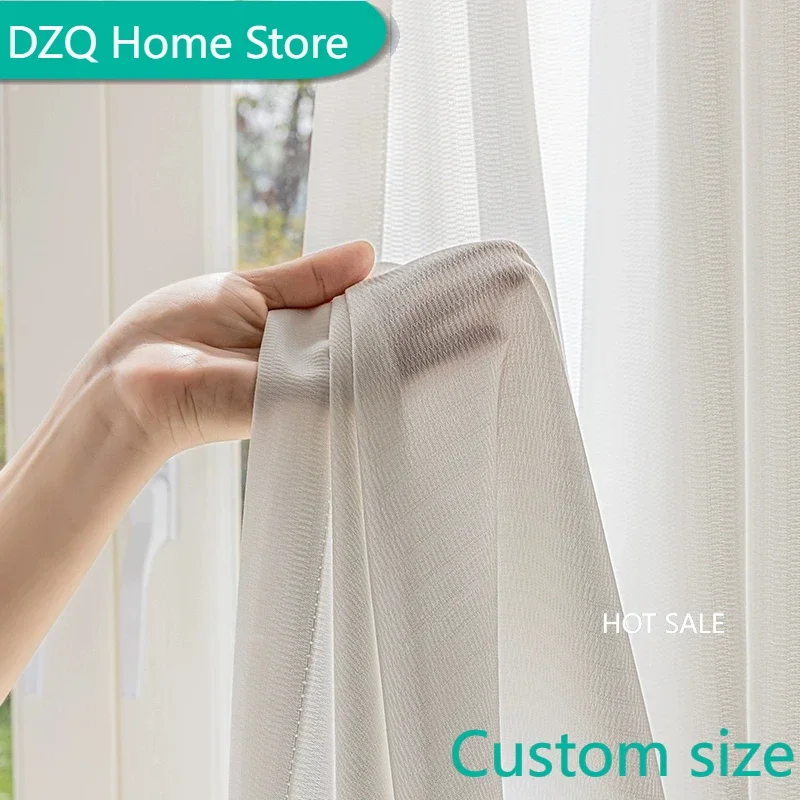 Modern white textured curtains yarn for living rooms bedrooms study Children's room tea rooms curtains yarn Custom size
Modern white textured curtains yarn for living rooms bedrooms study Children's room tea rooms curtains yarn Custom size