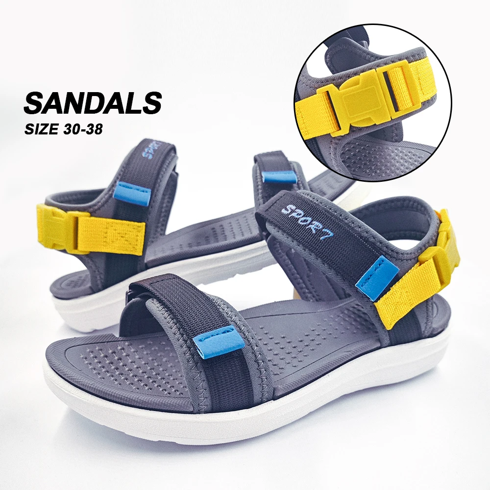 Summer Children Sandals Girls Boys Breathable Sport Non-Slip Soft Sole Outdoor Beach Shoes Kids Casual Waking Size 30-38
Summer Children Sandals Girls Boys Breathable Sport Non-Slip Soft Sole Outdoor Beach Shoes Kids Casual Waking Size 30-38