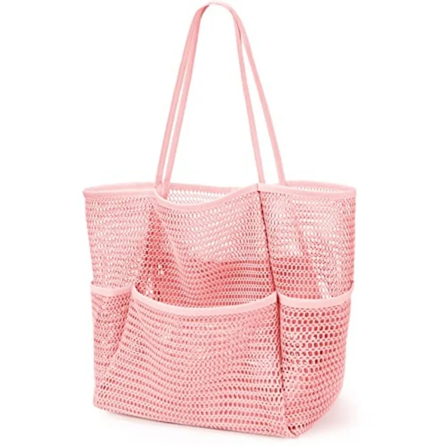 KPX Beach Bag with Mini Pocket, Summer Beach Tote Bags for Women Large Foldable Mesh Swimming Pool Travel Bags - Sandproof
KPX Beach Bag with Mini Pocket, Summer Beach Tote Bags for Women Large Foldable Mesh Swimming Pool Travel Bags - Sandproof