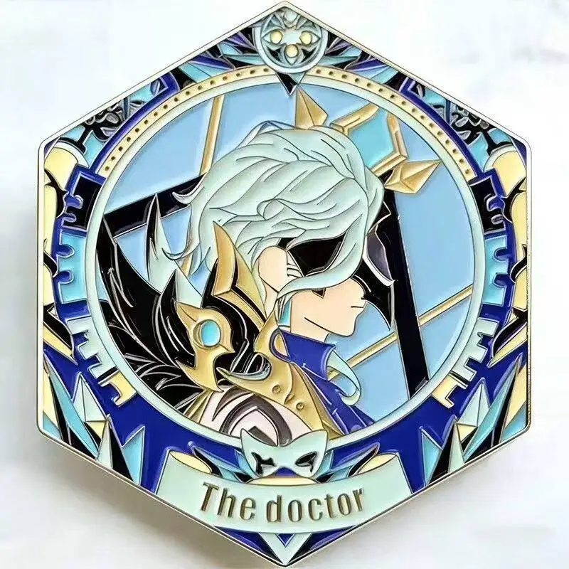 Honkai:Star Rail Il Dottore The Doctor Metal Badge Brooch Pin Pendant Anime Game Bedge Clothes Decor Cosplay Game Souvenir Gift
Honkai:Star Rail Il Dottore The Doctor Metal Badge Brooch Pin Pendant Anime Game Bedge Clothes Decor Cosplay Game Souvenir Gift