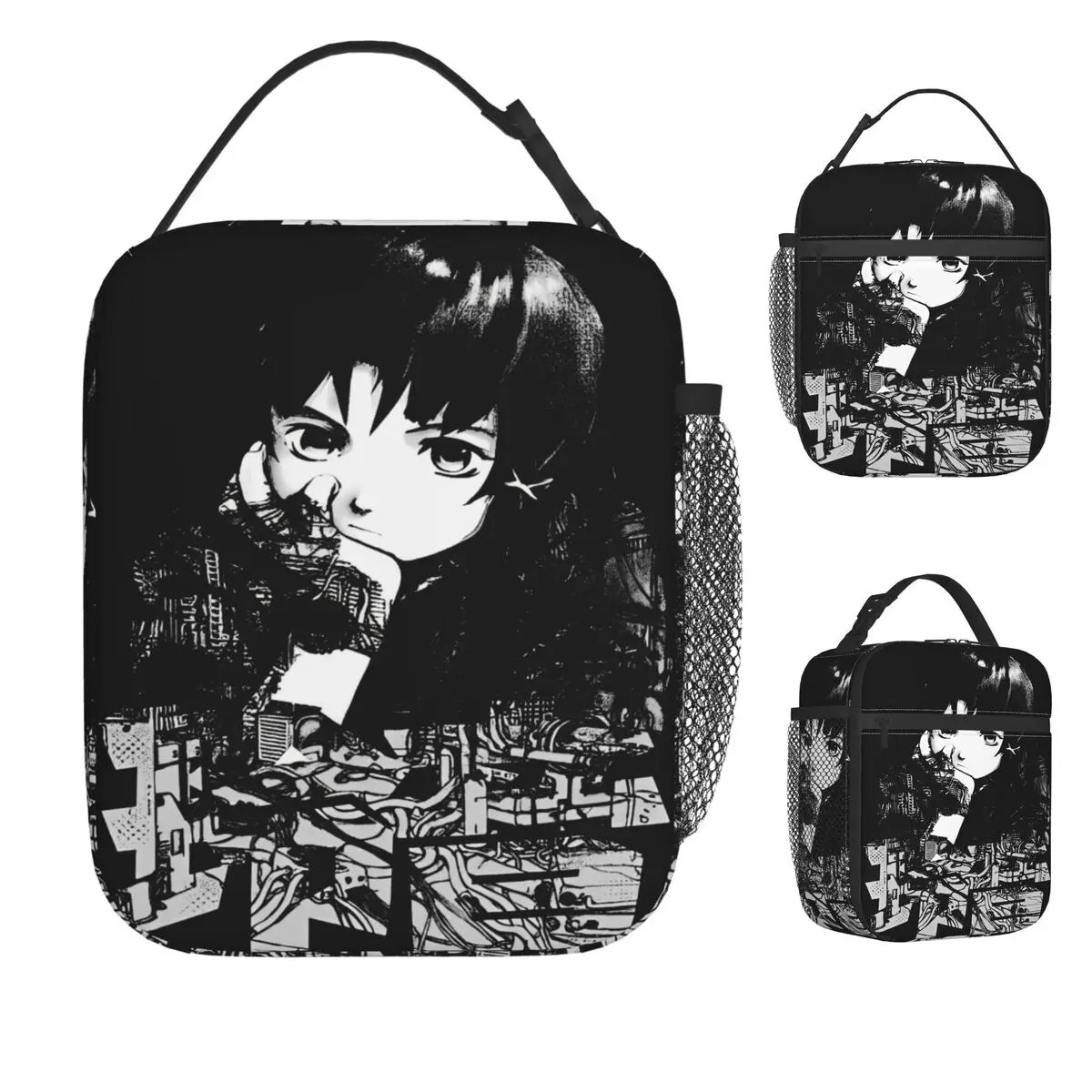 Serial Experiments Lain Lunch Bag Retro Lunch Box For Women Picnic Portable Insulated Cooler Bag Custom Tote Food Bags
Serial Experiments Lain Lunch Bag Retro Lunch Box For Women Picnic Portable Insulated Cooler Bag Custom Tote Food Bags