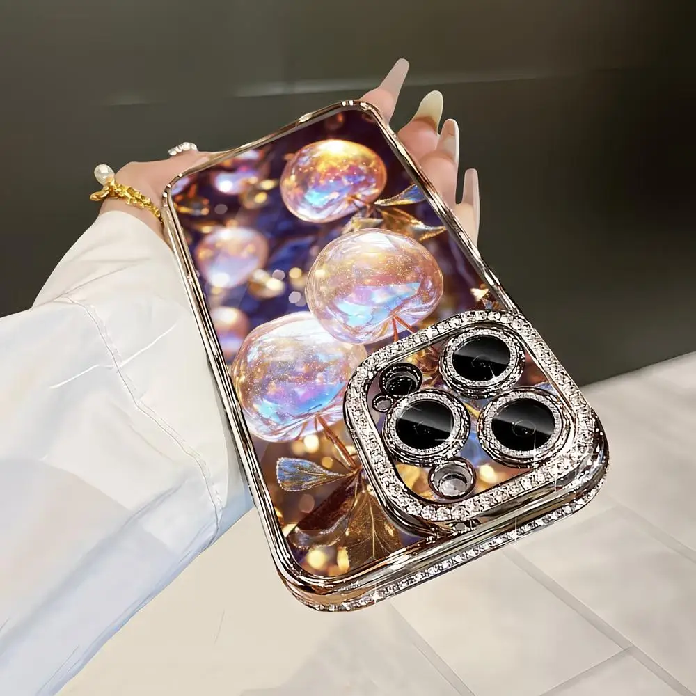 Apple Crystal New Exquisite multi-style Crystal Phone Case Electroplated PhoneCase for iPhone 17、16、15、14、13、12pm Pro Plus
Apple Crystal New Exquisite multi-style Crystal Phone Case Electroplated PhoneCase for iPhone 17、16、15、14、13、12pm Pro Plus