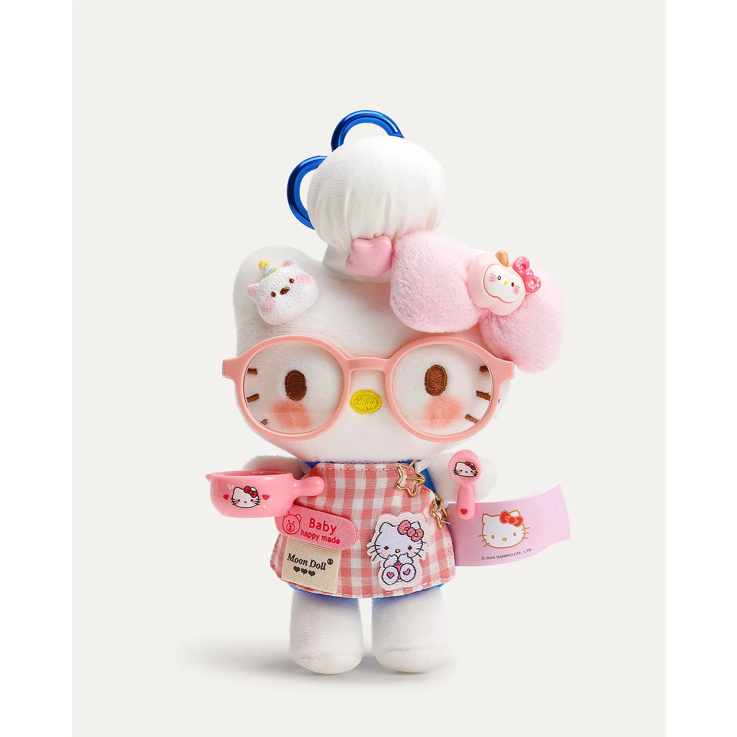 Sanrio Hello Kitty Chef Plush Keychain with Pink Apron and Glasses Cute Doll Pendant for Girls Backpack Bag Decoration
Sanrio Hello Kitty Chef Plush Keychain with Pink Apron and Glasses Cute Doll Pendant for Girls Backpack Bag Decoration
