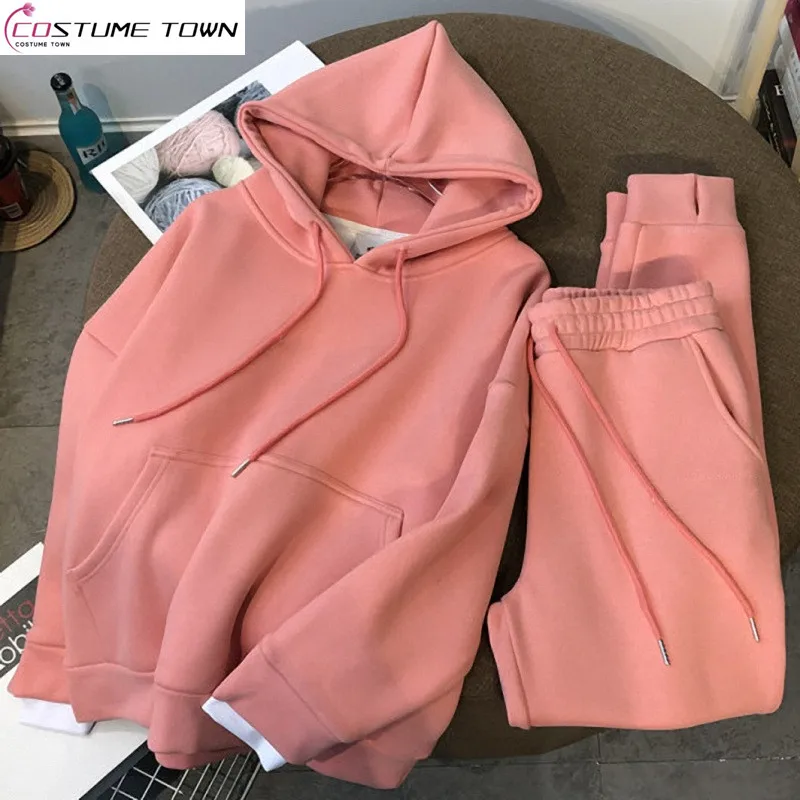 Autumn/Winter Korean New Women's Solid Color Sports Hoodie+Casual Pants Fashion Two Piece Set
Autumn/Winter Korean New Women's Solid Color Sports Hoodie+Casual Pants Fashion Two Piece Set