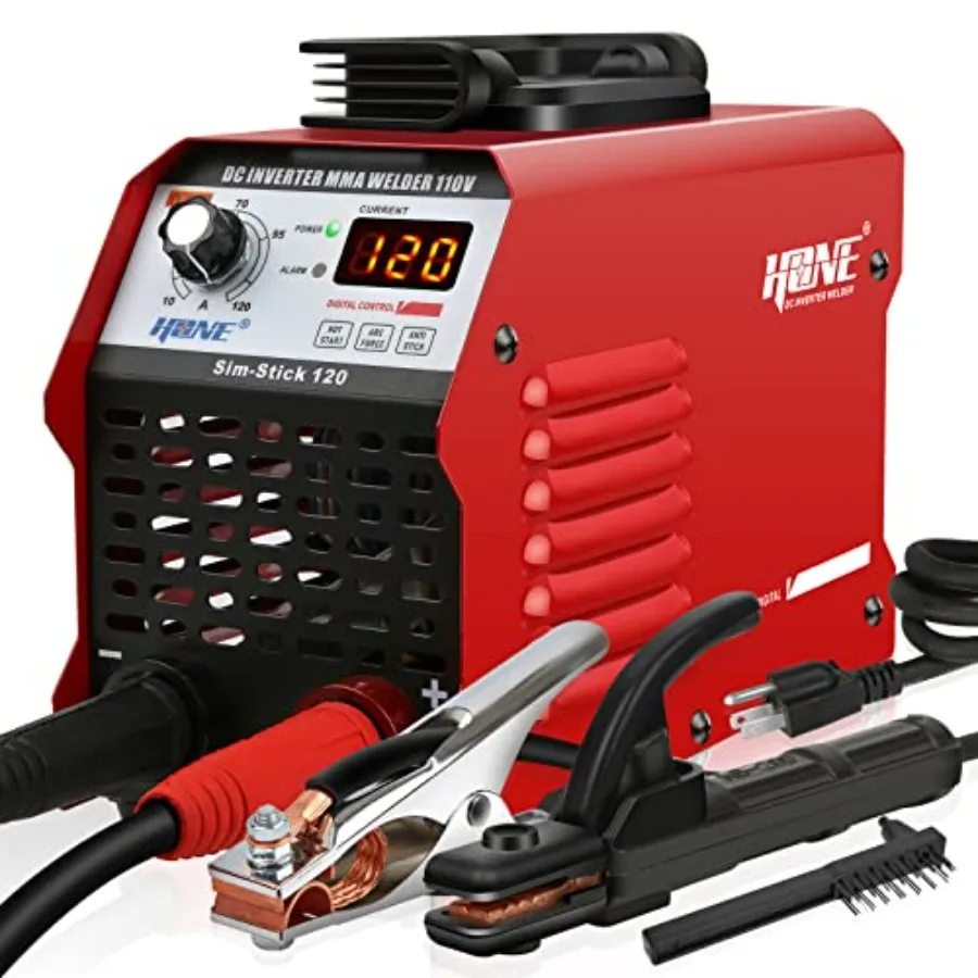 Сварочный аппарат Stick Welder 110В, реальный ток 120А, с функциями Smart Hot Start и Arc Force, защита от залипания электрода, миниатюрный портативный, цифровой инвертор IGBT, ЖК-дисплей
Сварочный аппарат Stick Welder 110В, реальный ток 120А, с функциями Smart Hot Start и Arc Force, защита от залипания электрода, миниатюрный портативный, цифровой инвертор IGBT, ЖК-дисплей
