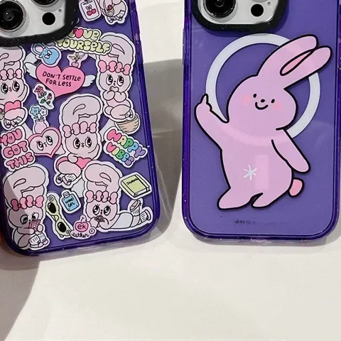 Rabbit Purple MagSafe Phone Case Cover for IPhone 12 13 14 15 Pro Max Case for IPhone 15 Pro Max
Rabbit Purple MagSafe Phone Case Cover for IPhone 12 13 14 15 Pro Max Case for IPhone 15 Pro Max
