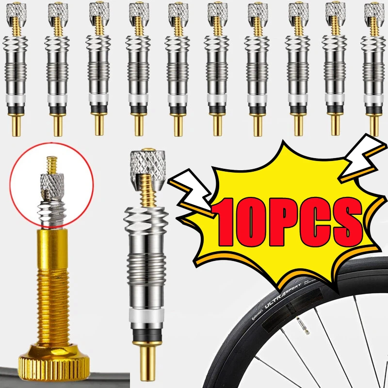 New 10PCS Bicycle Tyre Valve Core Stem Presta Style Bike Tire Valve Core Set For Tubeless MTB Road Bike Tube Service Repair Tool
New 10PCS Bicycle Tyre Valve Core Stem Presta Style Bike Tire Valve Core Set For Tubeless MTB Road Bike Tube Service Repair Tool