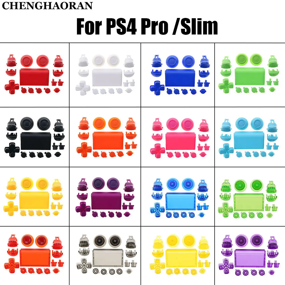 1Set For PS4 Pro Slim Controller JDM JDS 040 050 055 Full Set Buttons Direction Key R1 L1 R2 L2 D-pad Joysticks Direction Key
1Set For PS4 Pro Slim Controller JDM JDS 040 050 055 Full Set Buttons Direction Key R1 L1 R2 L2 D-pad Joysticks Direction Key