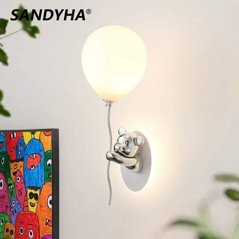 SANDYHA Creative Bear Wall Lamp Cartoon Bedroom Bedside Lamp Background Wall Decor Lighting Fixtures for Bedrooms Study Rooms
SANDYHA Creative Bear Wall Lamp Cartoon Bedroom Bedside Lamp Background Wall Decor Lighting Fixtures for Bedrooms Study Rooms